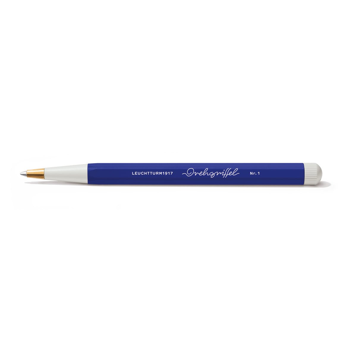 LEUCHTTURM1917 Ball Point Pen with Royal Blue Ink | Drehgriffel No. 1 | Ink Blue | Twist Mechanism - penpencilink