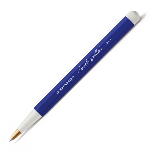 LEUCHTTURM1917 Ball Point Pen with Royal Blue Ink | Drehgriffel No. 1 | Ink Blue | Twist Mechanism - penpencilink