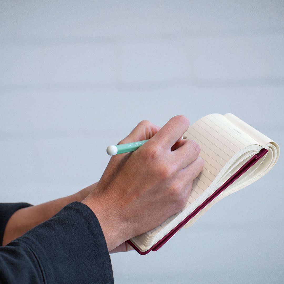 LEUCHTTURM1917 Ball Point Pen with Royal Blue Ink | Drehgriffel No. 1 | Mint Green | Twist Mechanism - penpencilink