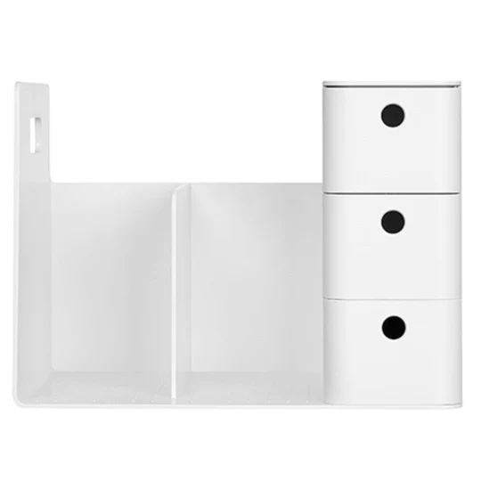 Litem | Combo Book Rack with 3 Drawers| 2 Bookshelf| 1 Pen Stand | Mint