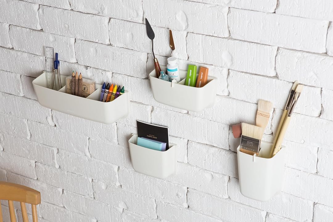 Litem | Wall Mounted | Organizer |  Dark Grey | Myroom | For Office  Home & Kitchen