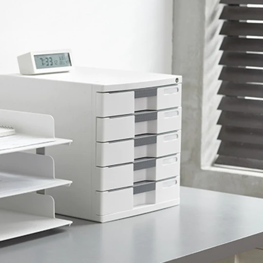 Sysmax | Lockable File Cabinet | 5 Drawers | Blue |New Max | For Office School  & Hospital