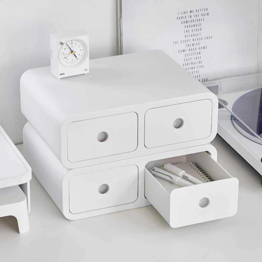 Sysmax | Storage Box|Monitor Stand | White | For Office & Home