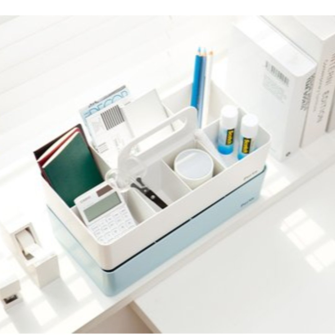 Litem | Portable | Stackable | Porta Organizer | Yellow |For Office Home & Kitchen