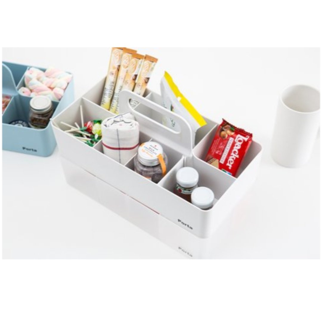 Litem | Portable | Stackable | Porta Organizer | Smog |For Office Home & Kitchen