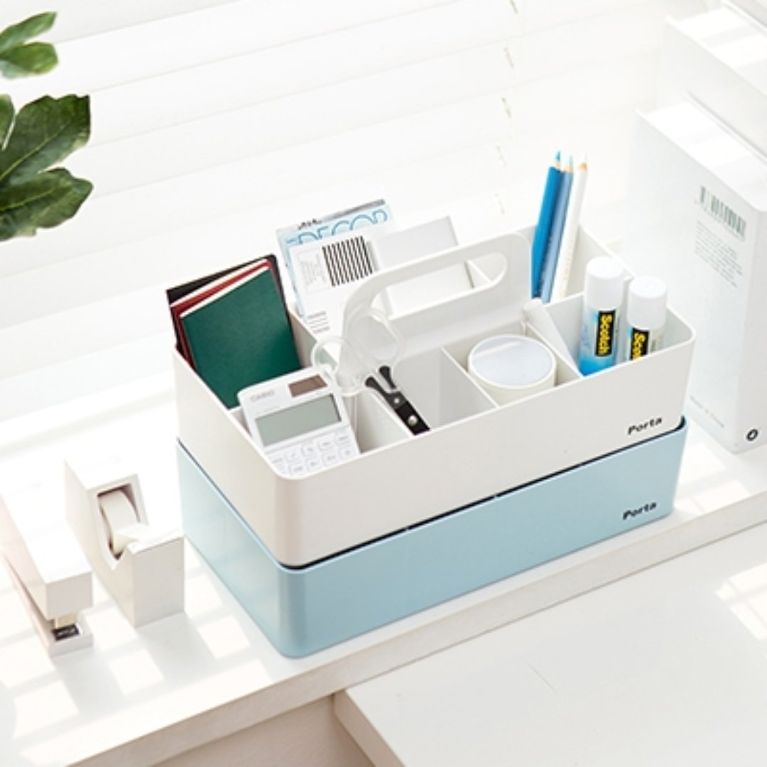Litem | Portable | Stackable | Porta Organizer | Smog |For Office Home & Kitchen