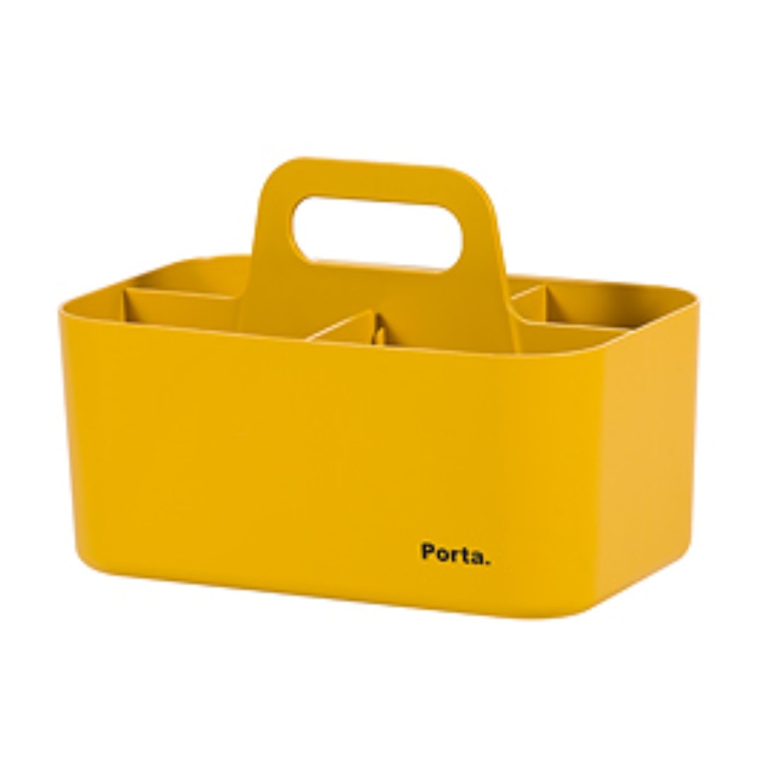 Litem | Portable | Stackable | Organizer | Yellow |Porta Compact |For Office Home & Kitchen