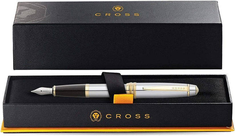 Cross AT0456-6MS Bailey™ Medalist® Stainless Steel Medium Nib Fountain Pen