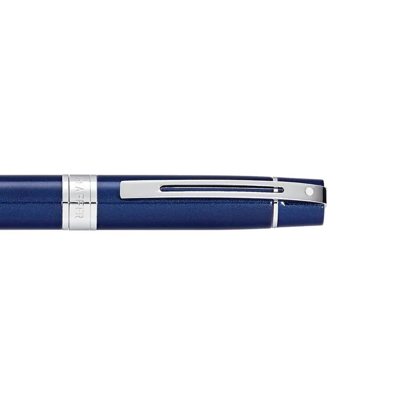 Sheaffer 9341 Gift 300 Glossy Blue with Chrome-Plated Trim Ballpoint Pen
