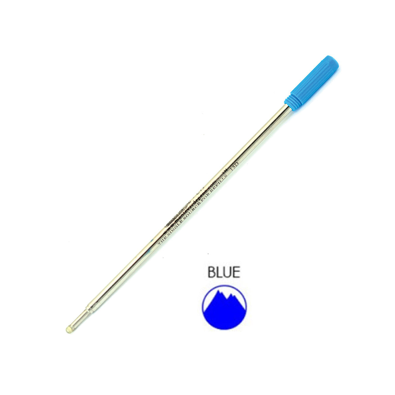 Monteverde Ball Pen Refill for Cross - Medium - Blue - Pack of 2