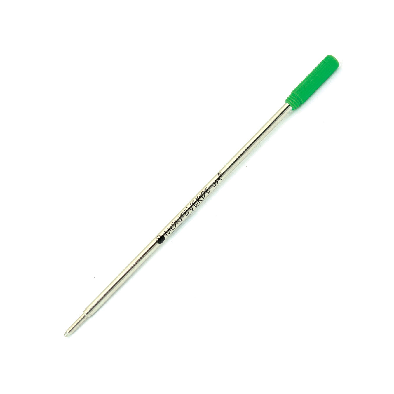Monteverde Ball Pen Refill for Cross - Medium - Green - Pack of 2