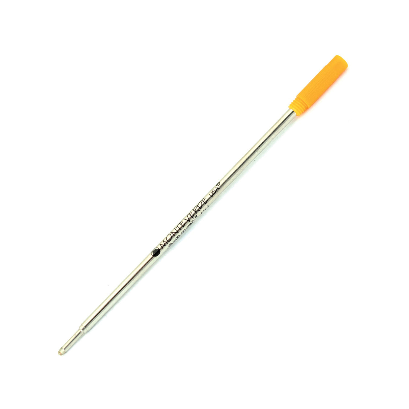Monteverde Ball Pen Refill for Cross - Medium - Orange - Pack of 2