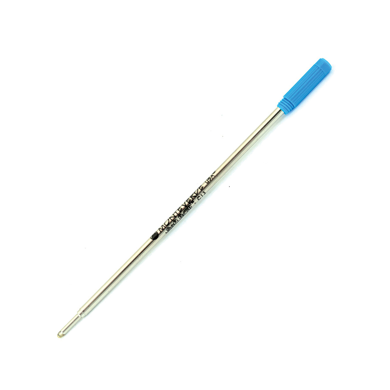Monteverde Ball Pen Refill for Cross - Medium - Turquoise - Pack of 2