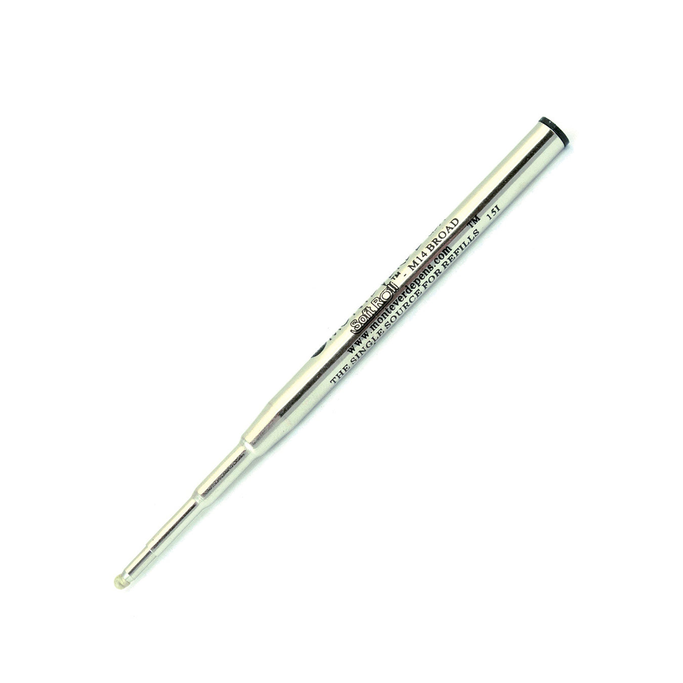 Monteverde Ball Pen Refill for Montblanc - Broad - Black - Pack of 2
