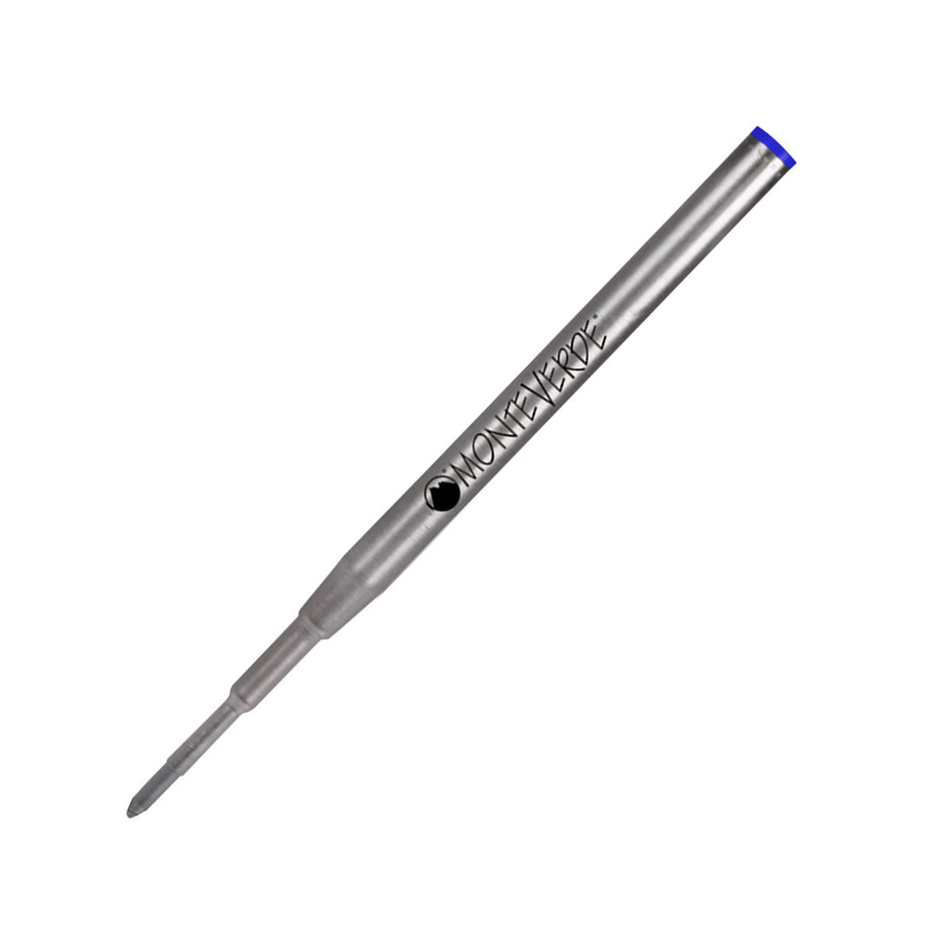 Monteverde Ball Pen Refill for Montblanc - Medium - Blue - Pack of 2