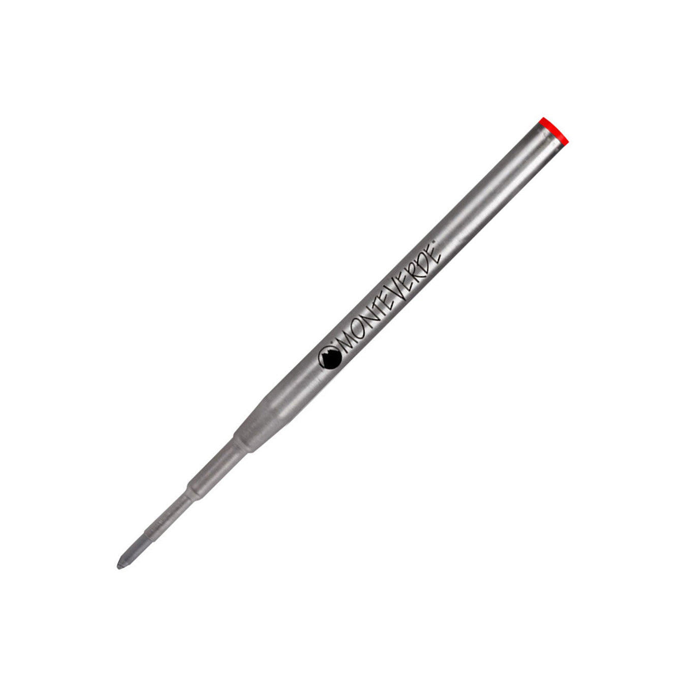 Monteverde Ball Pen Refill for Montblanc - Medium - Red - Pack of 2