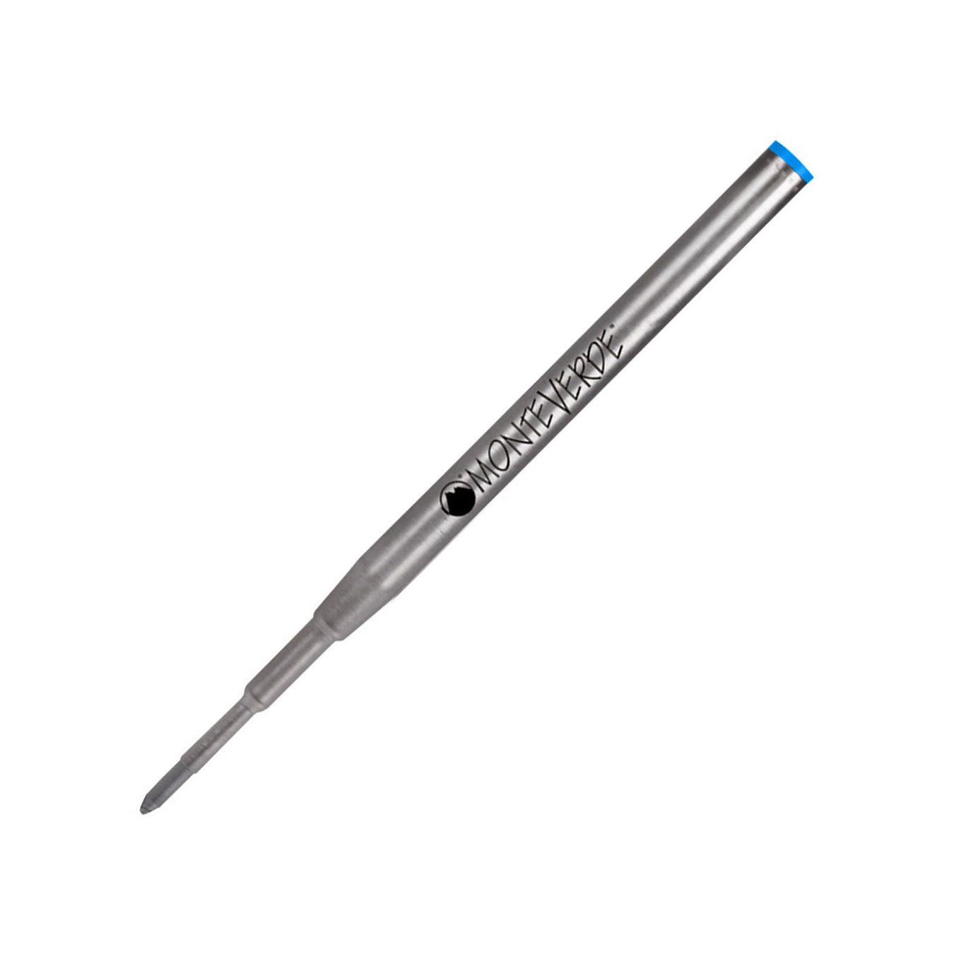 Monteverde Ball Pen Refill for Montblanc - Medium - Turquoise - Pack of 2