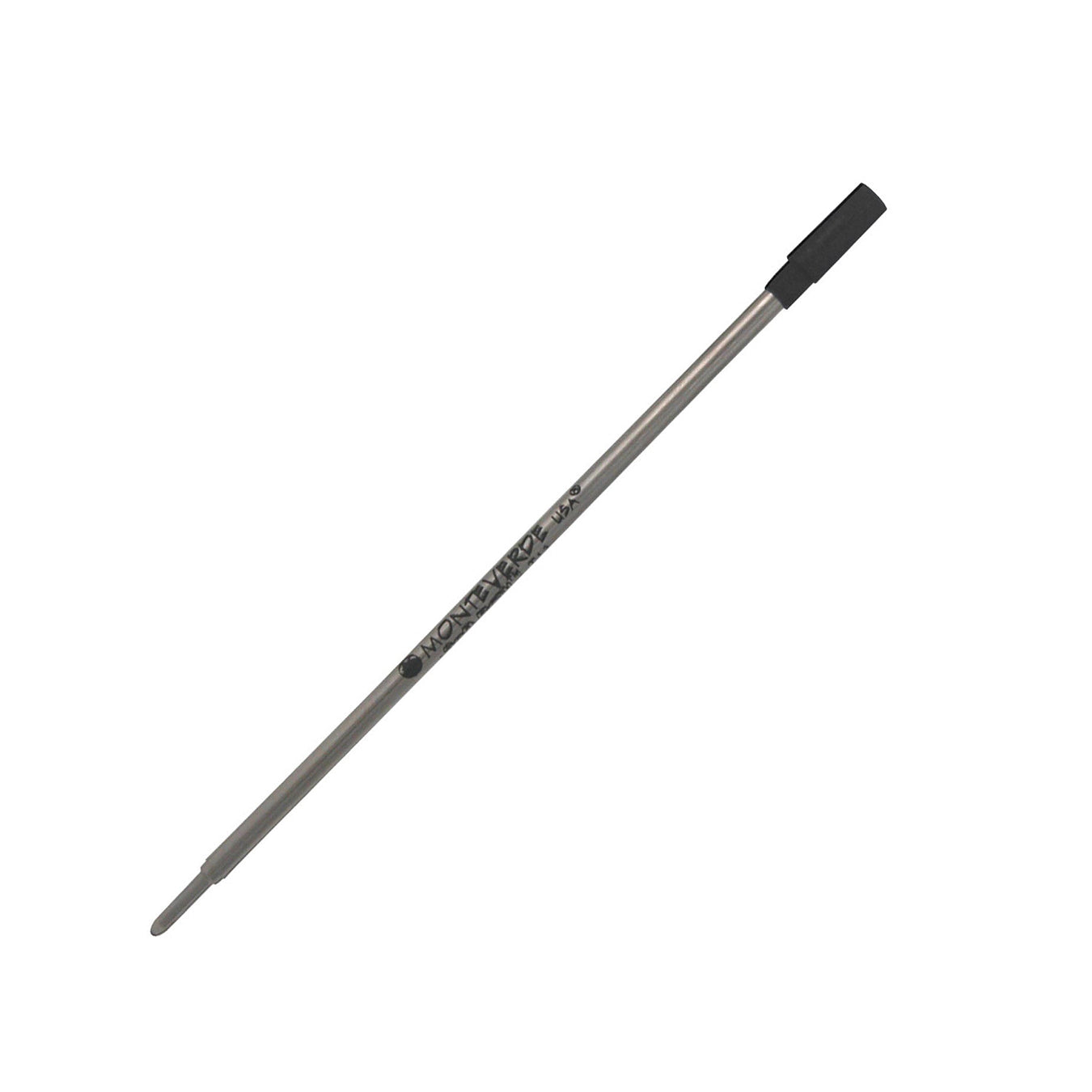Monteverde Ball Pen Refill for S.T. Dupont - Medium - Black - Pack of 2