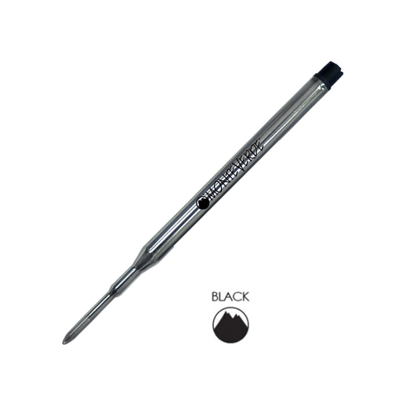 Monteverde Ball Pen Refill for Sheaffer - Medium - Black - Pack of 2