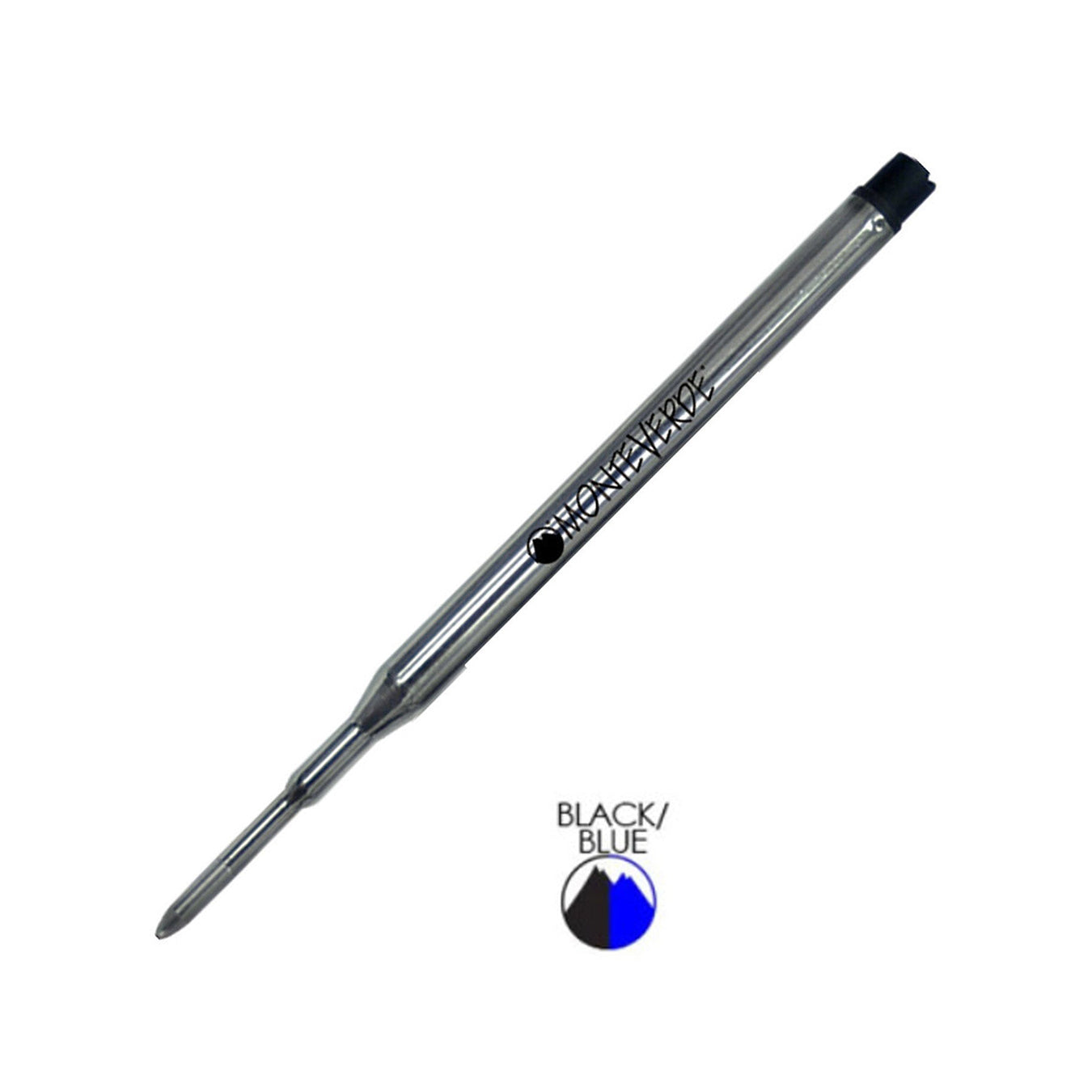 Monteverde Ball Pen Refill for Sheaffer - Medium - Blue Black - Pack of 2