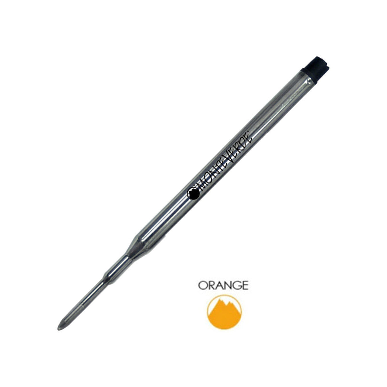 Monteverde Ball Pen Refill for Sheaffer - Medium - Orange - Pack of 2
