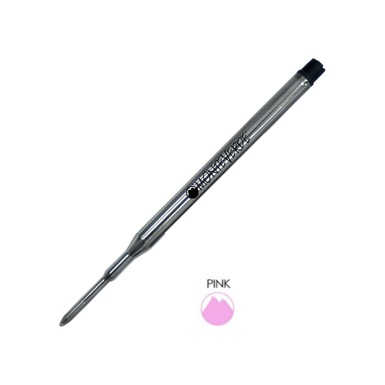 Monteverde Ball Pen Refill for Sheaffer - Medium - Pink - Pack of 2