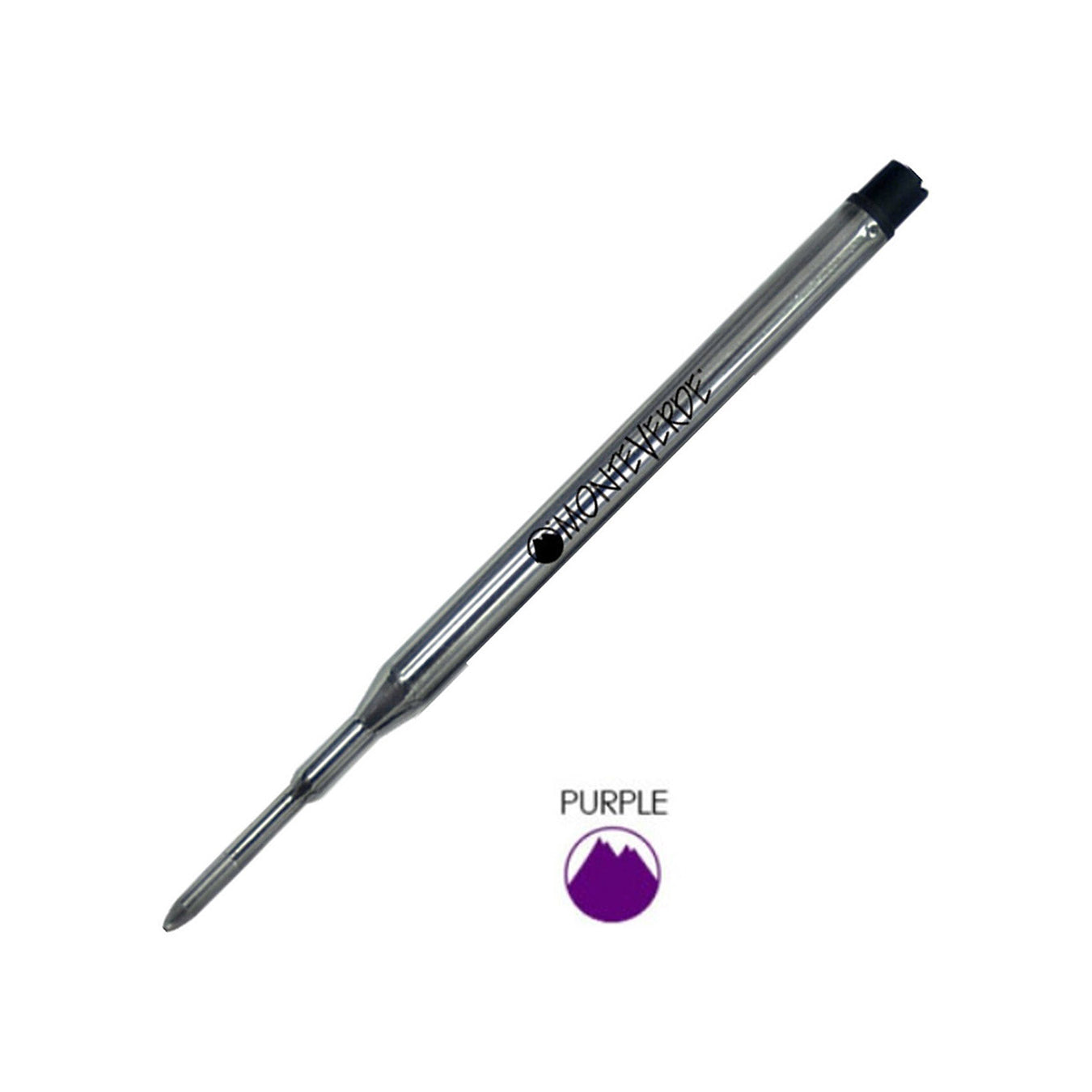 Monteverde Ball Pen Refill for Sheaffer - Medium - Purple - Pack of 2
