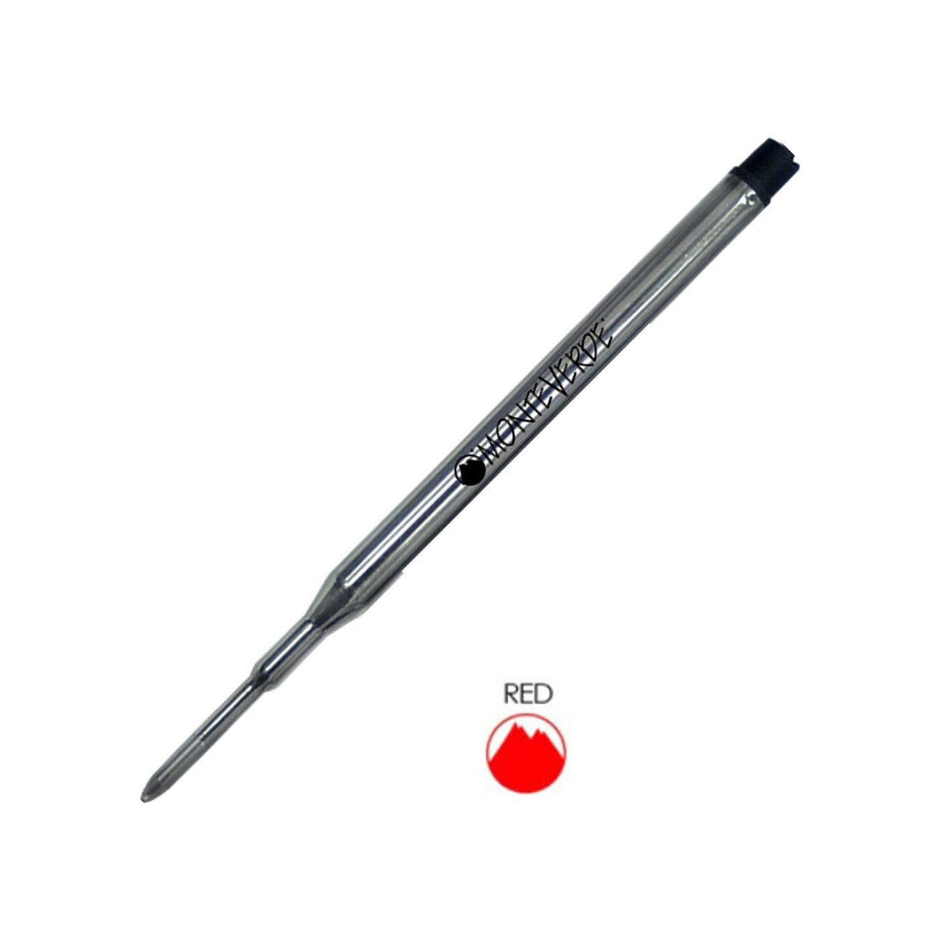 Monteverde Ball Pen Refill for Sheaffer - Medium - Red - Pack of 2