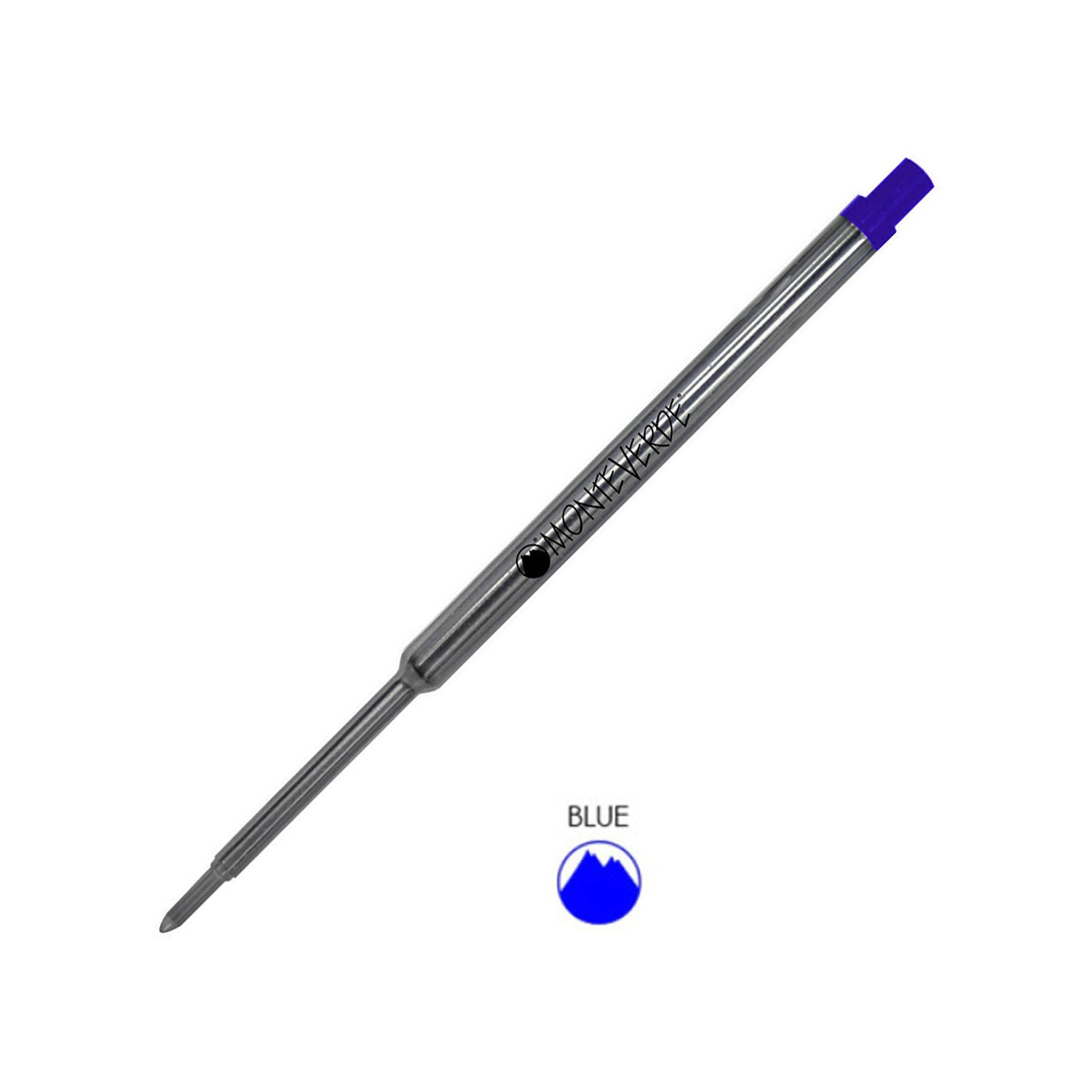 Monteverde Ball Pen Refill for Waterman - Medium - Blue - Pack of 2