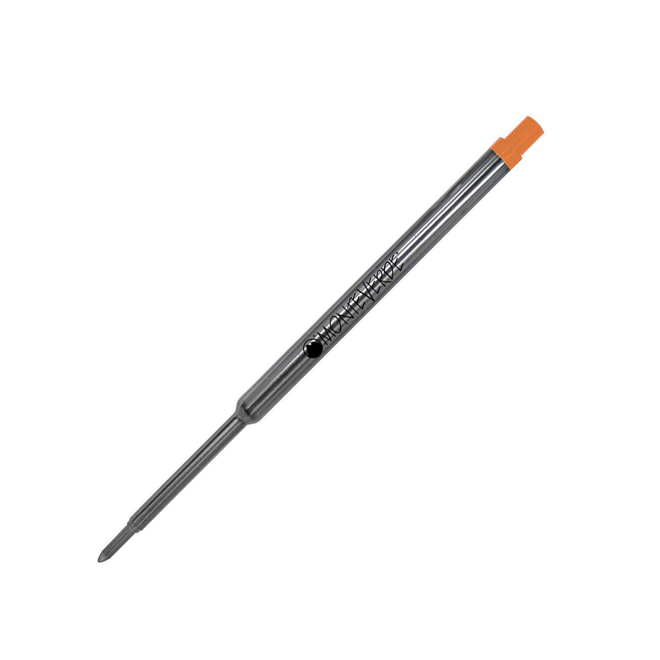 Monteverde Ball Pen Refill for Waterman - Medium - Orange - Pack of 2