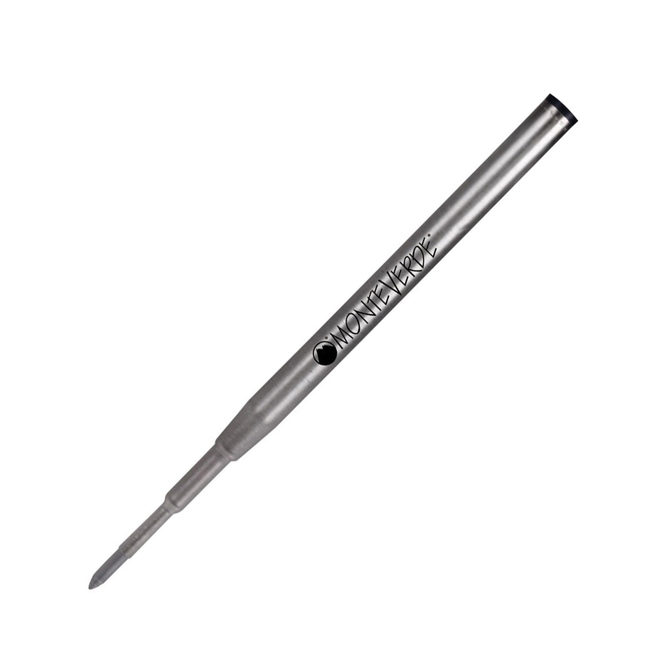 Monteverde Ceramic Gel Ball Pen Refill for Montblanc - Fine - Black - Pack of 2
