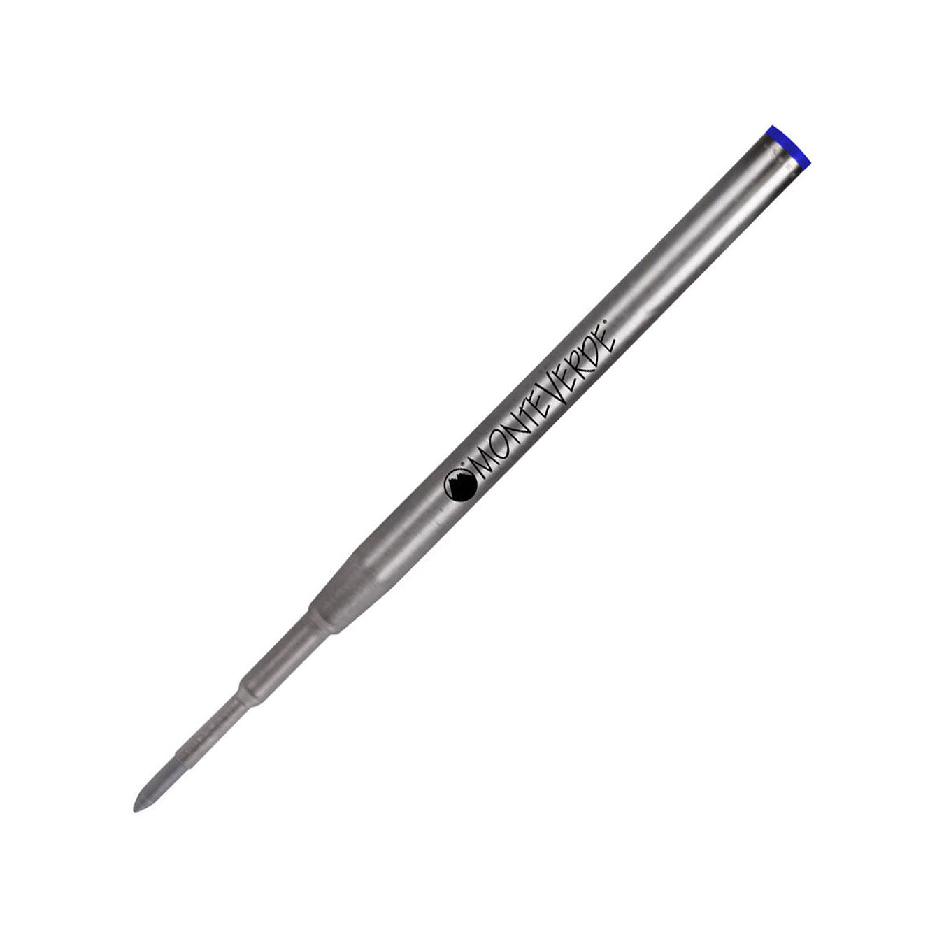 Monteverde Ceramic Gel Ball Pen Refill for Montblanc - Fine - Blue - Pack of 2