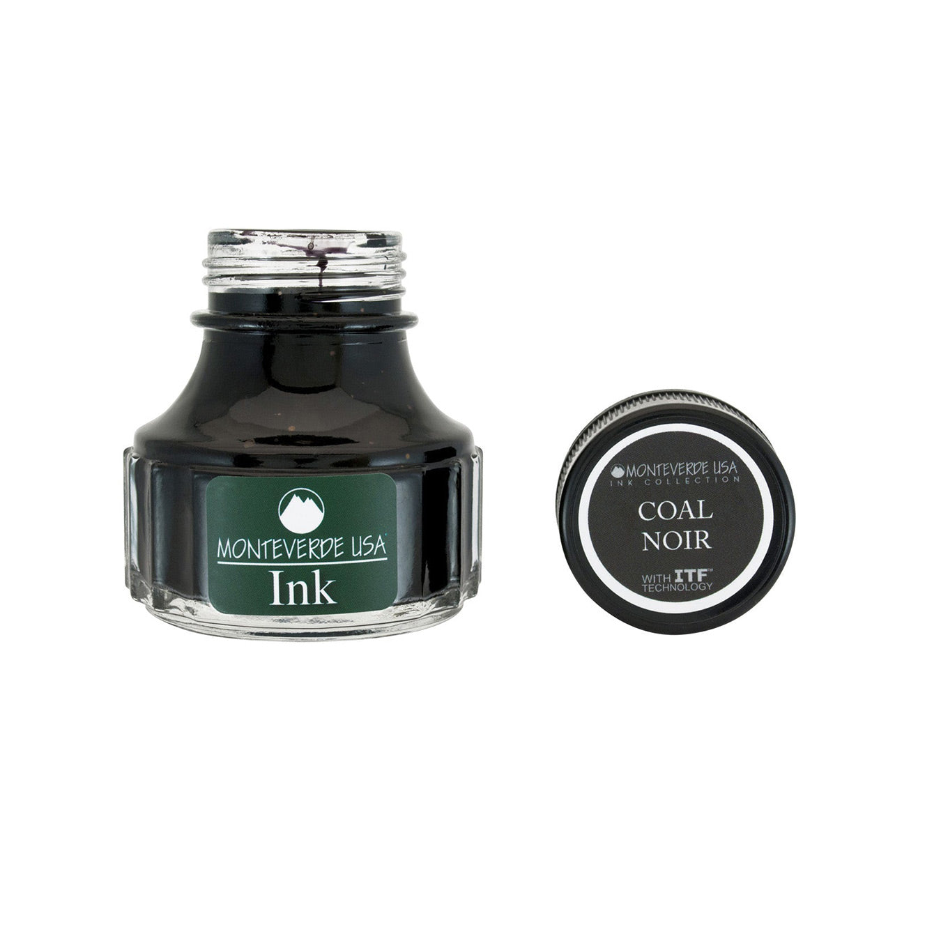 Monteverde Coal Noir Ink Bottle, Grey - 90ml