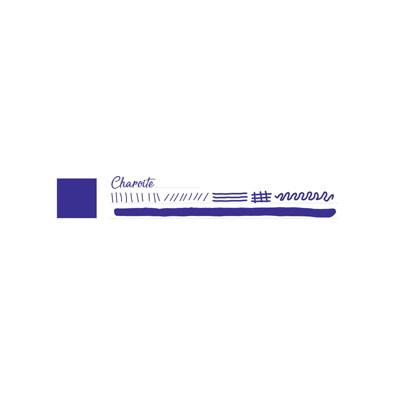 Monteverde Gemstone Charoite Ink Bottle, Purple - 90ml