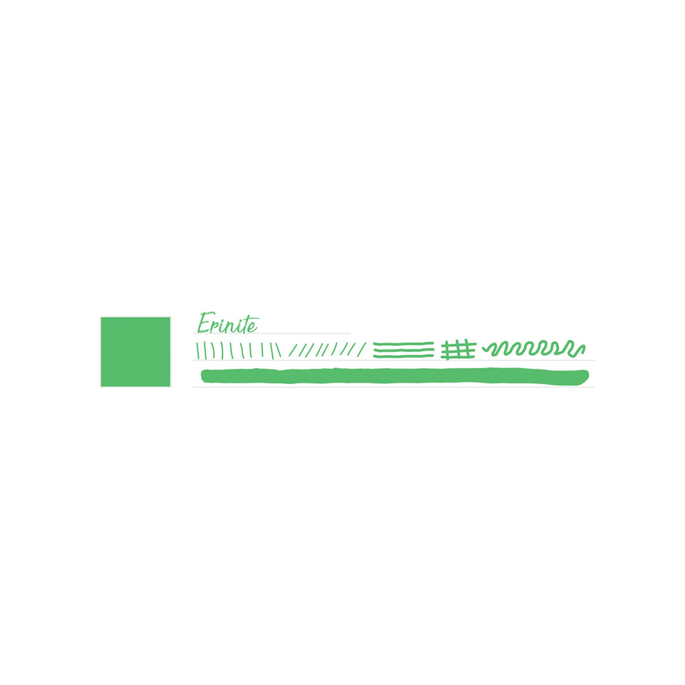 Monteverde Gemstone Erinite Ink Bottle, Light Green - 30ml