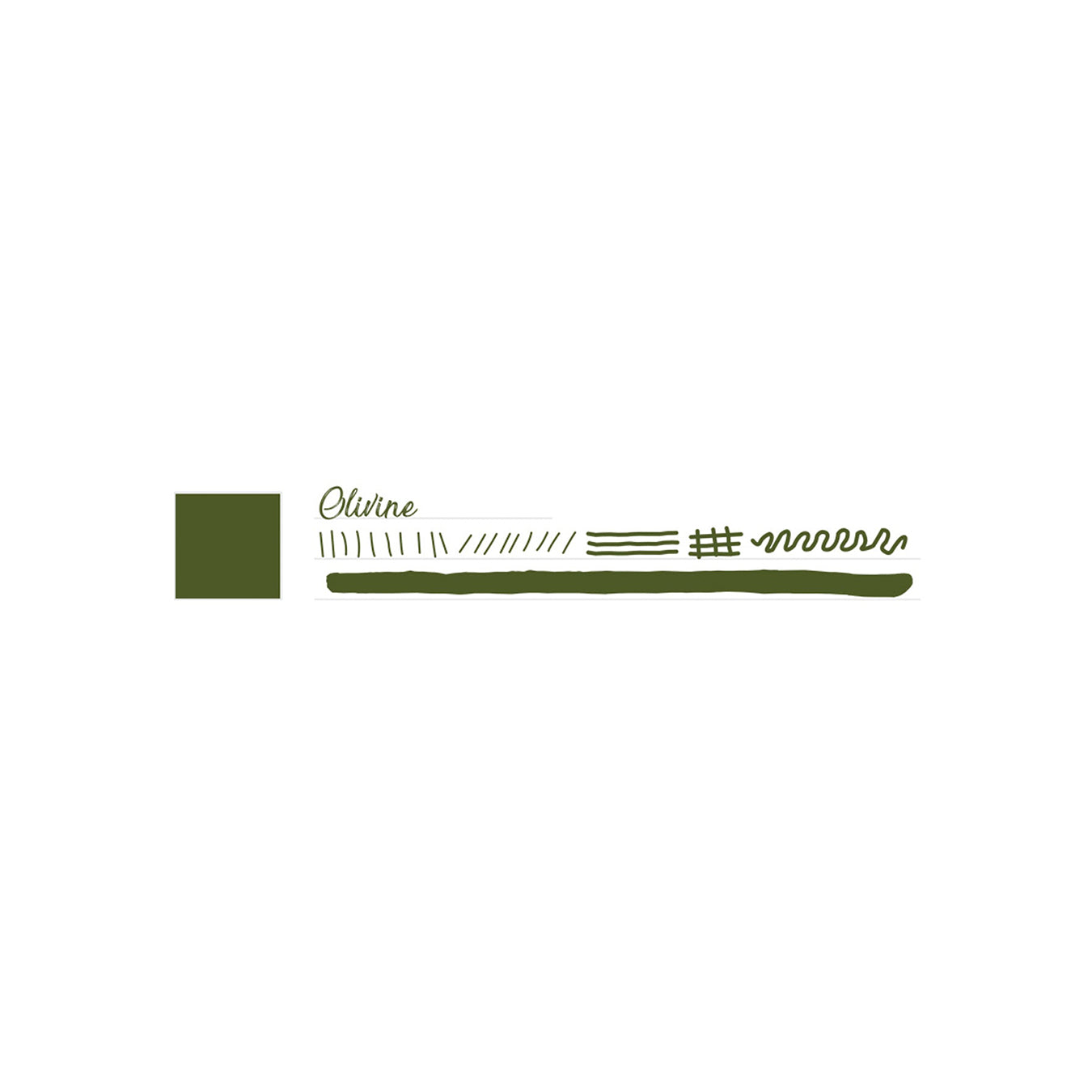 Monteverde Gemstone Olivine Ink Bottle, Green - 30ml