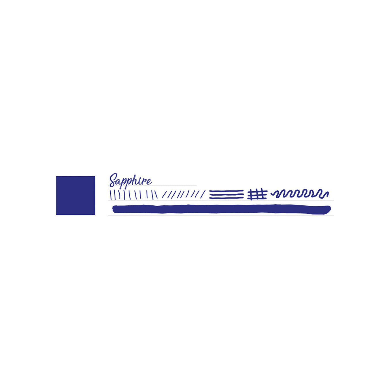 Monteverde Gemstone Sapphire Ink Bottle, Dark Blue - 90ml