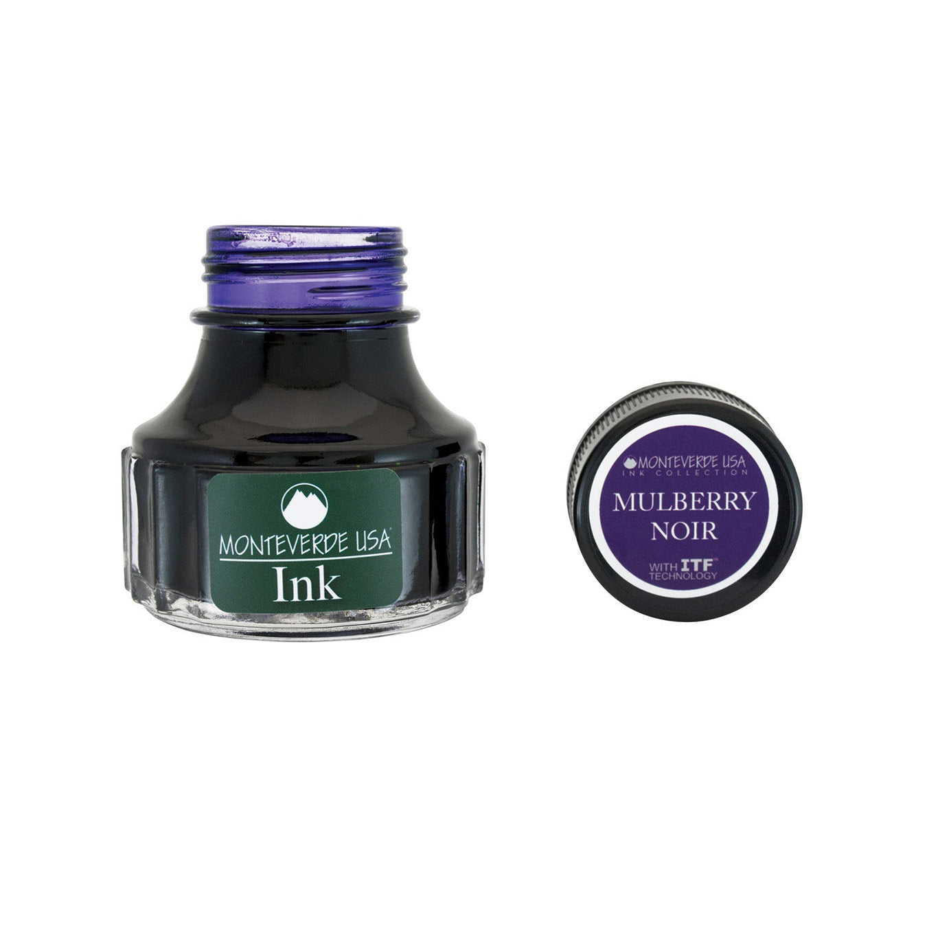 Monteverde Mulberry Noir Ink Bottle, Purple - 90ml