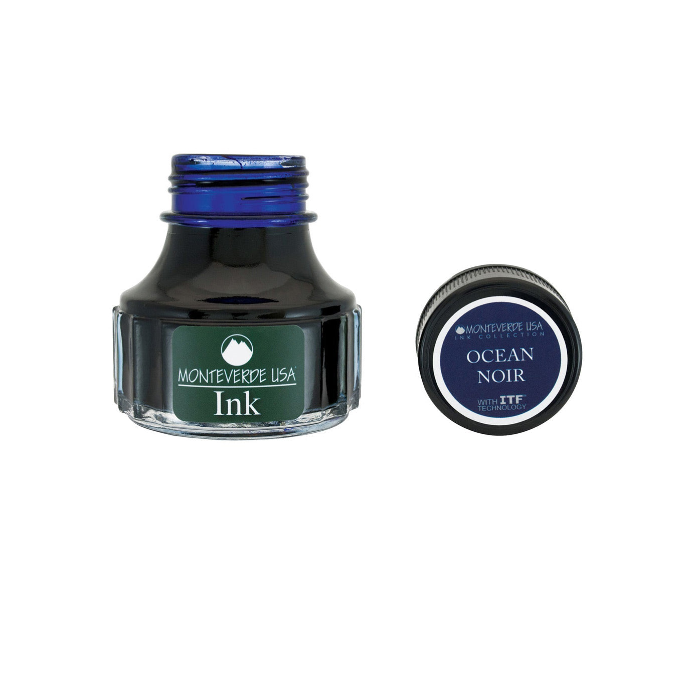 Monteverde Ocean Noir Ink Bottle, Blue - 90ml