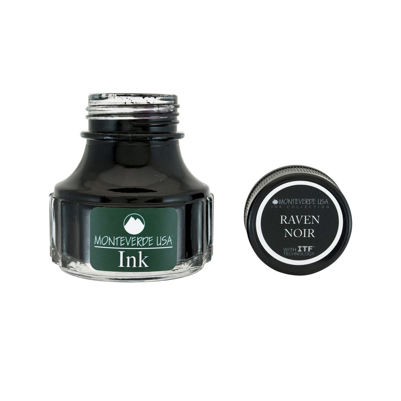 Monteverde Raven Noir Ink Bottle, Black - 90ml