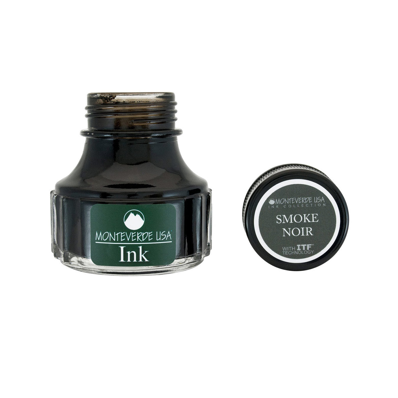 Monteverde Smoke Noir Ink Bottle, Grey - 90ml