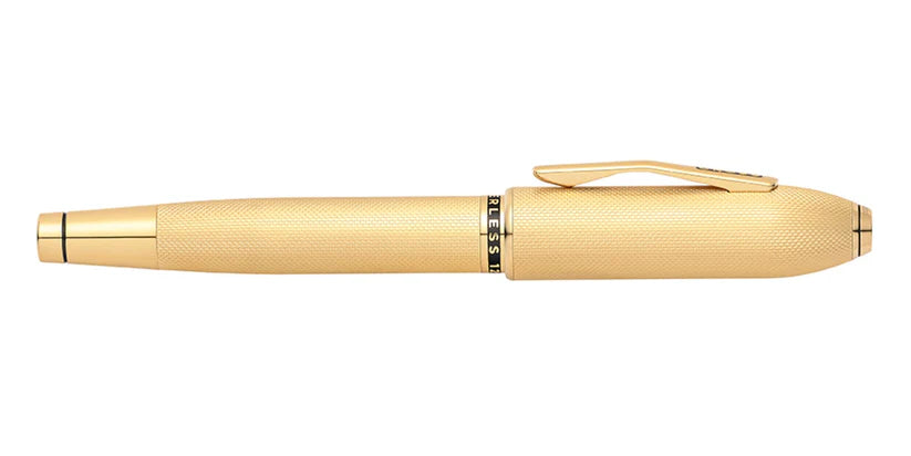 Cross AT0705-4 Peerless™ 23KT Heavy Gold Plate with Gold Plated Appointments and Swarovski Crystal Rollerball Pen