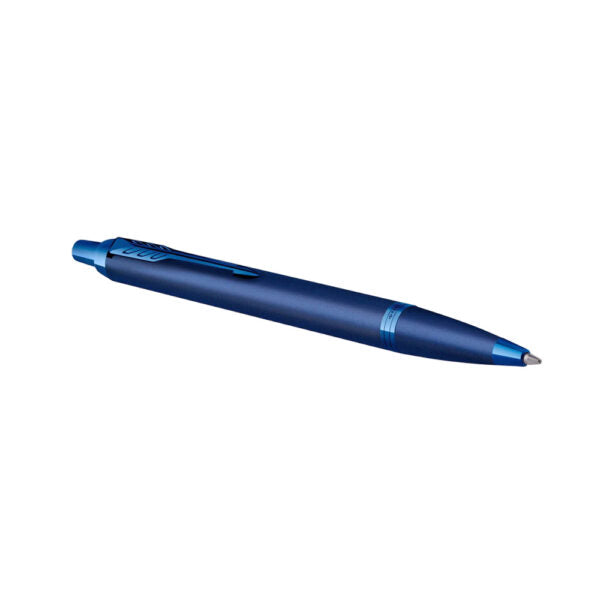 Parker IM Monochrome Blue Trim Ballpoint Pen