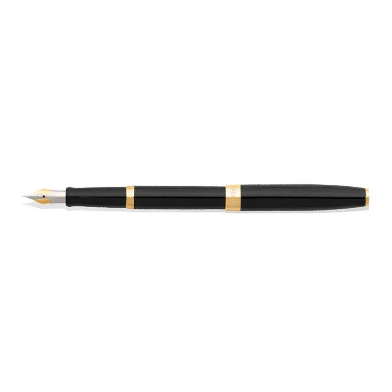 Sheaffer SAGARIS 9471 Gloss Black With Gold Tone Trim Fountain Pen Medium Nib