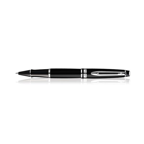 Waterman Expert Matte Black Chrome Trim Rollerball Pen