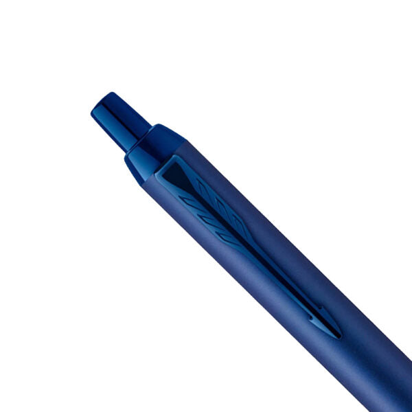 Parker IM Monochrome Blue Trim Ballpoint Pen