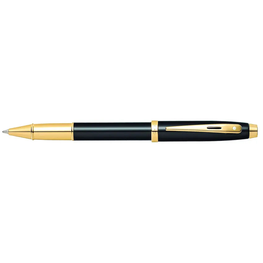 Sheaffer 9322 Gift 100 Rollerball Pen Glossy Black with Gold Tone Trim