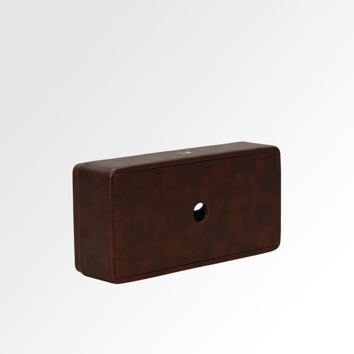 Unmet Desire Tissue Box Holder for Home and Office in Premium Faux Leather | Size: 9.5 x 4.5 x 2.5(H) Inches | Classic |Brown