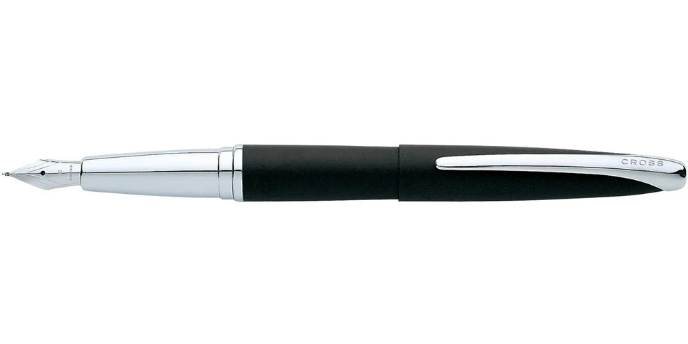 Cross AT0886-3MS ATX® Basalt Black Stainless Steel Medium Nib Fountain Pen