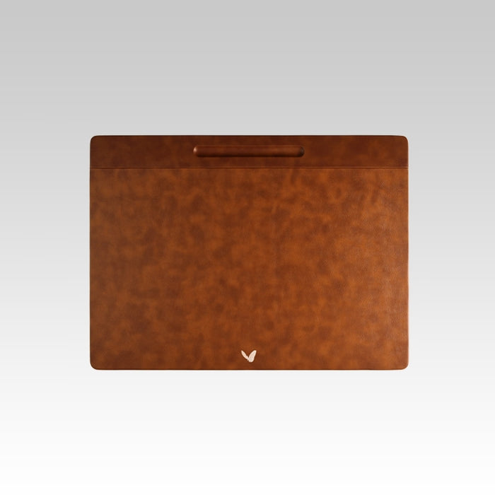 Unmet Desire 22x16 Inches Rigid Desk Blotter Pen Plus | Classic | Tan